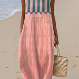 Creidne - Pastel Plaid Dress