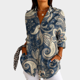 Fionnghuala - Light and Vibrant Printed Blouse