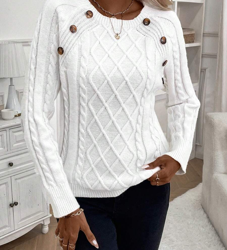 Éabha - Stylish Twisted Jumper