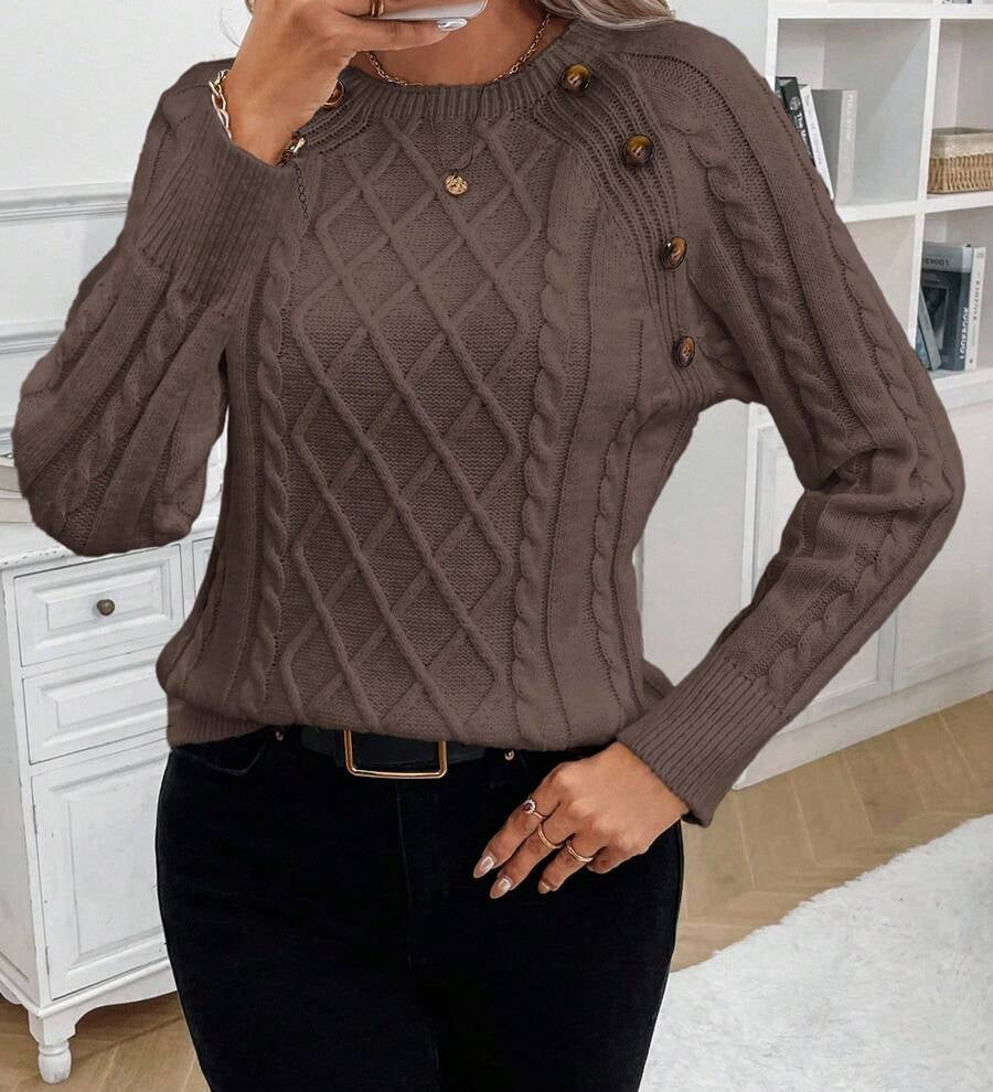 Éabha - Stylish Twisted Jumper