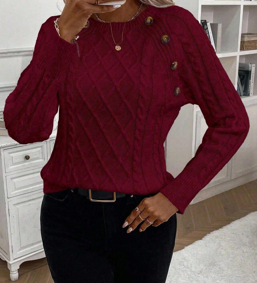 Éabha - Stylish Twisted Jumper