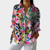 Emer - Lightweight Colourful Printed Top