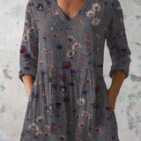 Sadhbh | V-Neck Long Sleeve Blouse