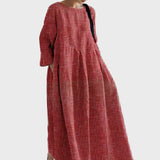 Niamh - Elegant Long Red Gown