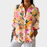 Bevin - Lightweight Colourful Printed Top