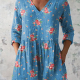 Grainne | V-Neck Long Blouse