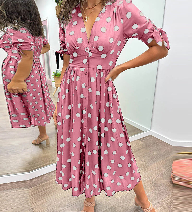 Tara - Chic Polka Dot Dress