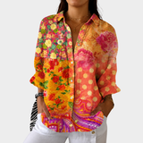 Eithne - Vibrant Lightweight Printed Blouse