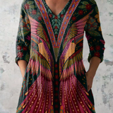 Eabha | V-Neck Long Blouse