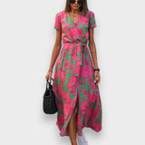 Eithne - Midi Dress with Floral Print