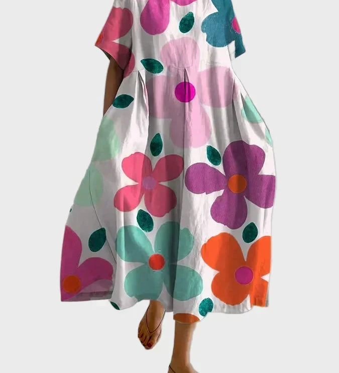 Rita - Elegant Floral Maxi Dress
