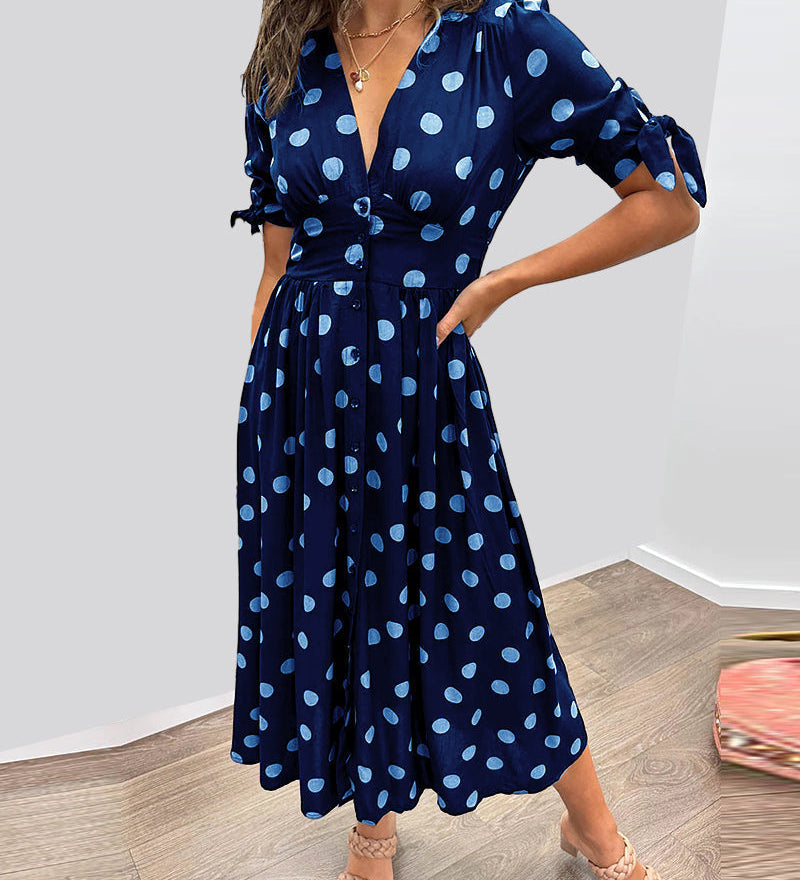 Éabha - Chic Polka Dot Dress