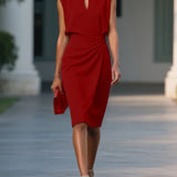 Sadhbh - Taffeta Midi Dress