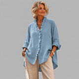 Saoirse - Elegant Ruffled Tunic