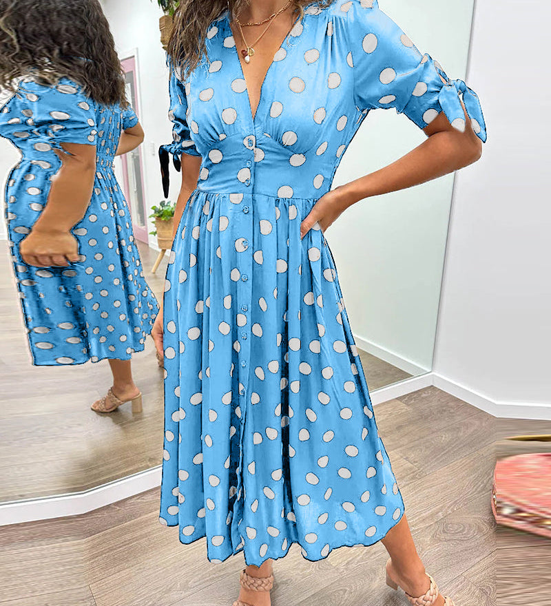 Éabha - Chic Polka Dot Dress