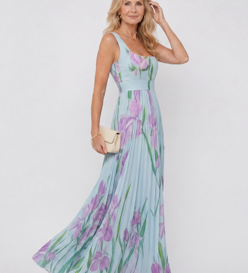 Sinead - Pleated Midi Dress