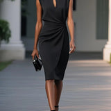 Sadhbh - Taffeta Midi Dress
