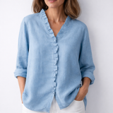 Saoirse - Elegant Ruffled Tunic
