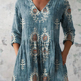 Roisin | V-Neck Long Blouse