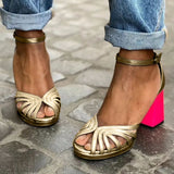 Gráinne - Strappy Ankle Sandals
