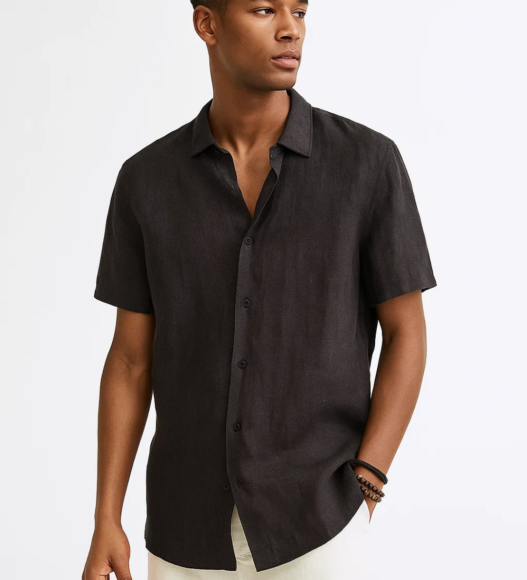 Brendan - Button-Up Open Shirt
