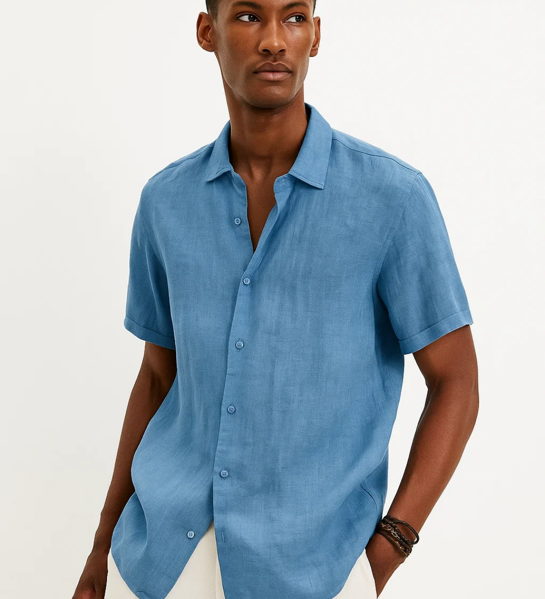 Brendan - Button-Up Open Shirt