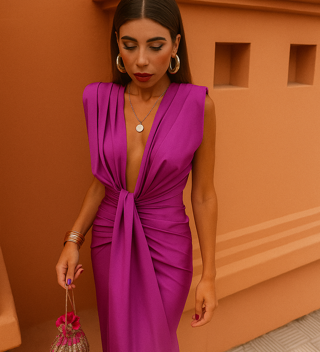 Aoibhinn - Chic Pleated Dress