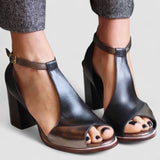 Aoibhinn - Colourful Patchwork Heeled Sandals