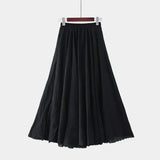 Gráinne - Chic Floor-Length Skirt