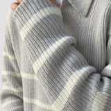 Seán - Striped Half-Zip Pullover