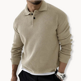 Seán - Waffle Polo Sweater