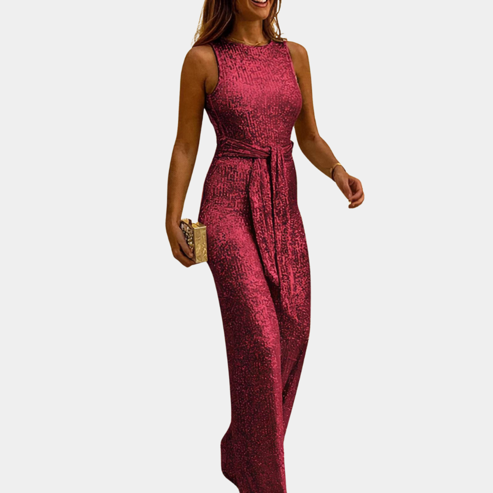 Tríona - Chic Shimmer Jumpsuit