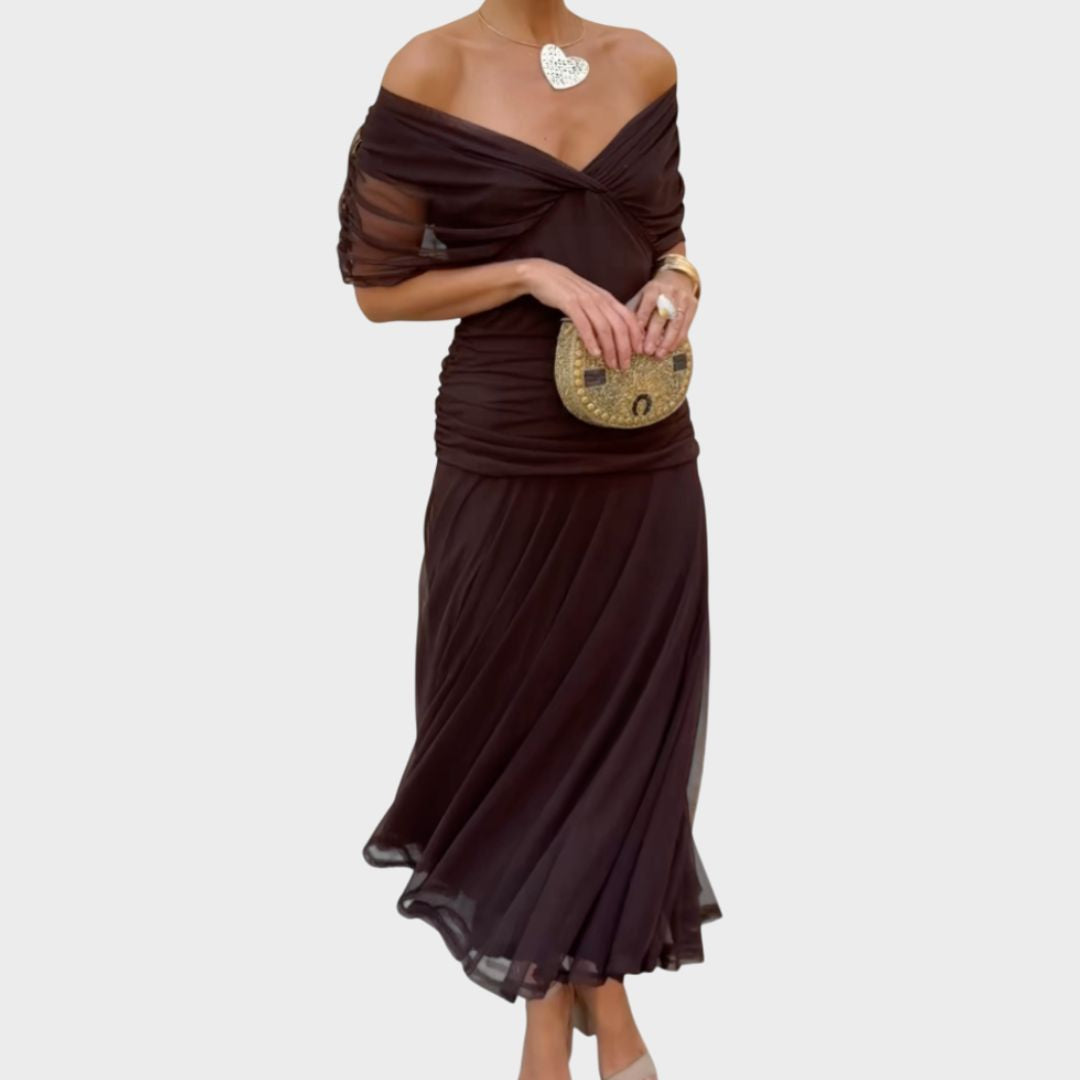Bláthnaid - Radiant Colourblock Maxi Dress