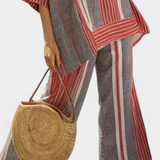 Saoirse - Elegant Striped Ensemble