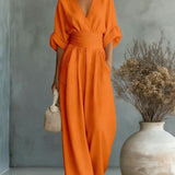 Eimear - Backless V-Neck Dress