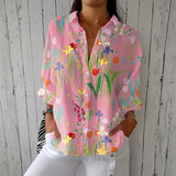 Róisín - Rose Floral Blouse