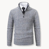 Donal - Athletic Zip-Up Sweater