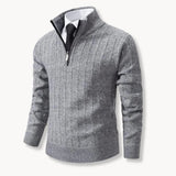 Donal - Athletic Zip-Up Sweater