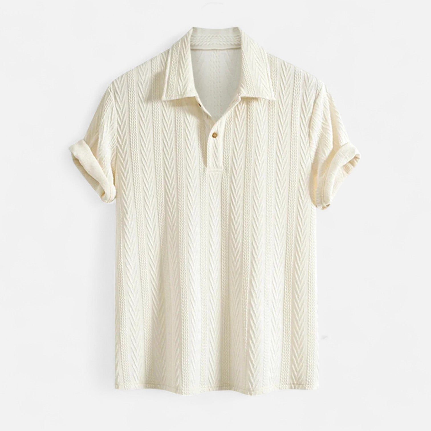 Aidan - Textured Jacquard Polo