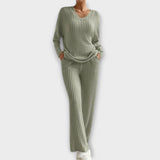 Bríd - Stylish Ribbed Ensemble