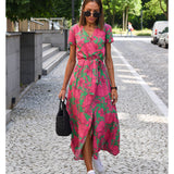 Eithne - Midi Dress with Floral Print