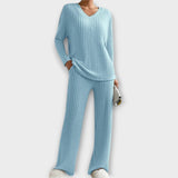 Bríd - Stylish Ribbed Ensemble