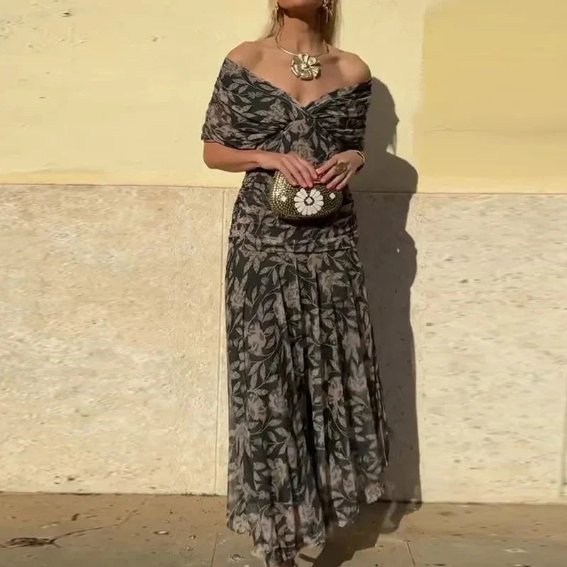 Bláthnaid - Radiant Colourblock Maxi Dress