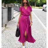 Medbh - Midi Dress with Floral Design