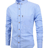 Aidan - Cozy Checkered Button-Up