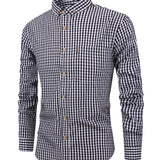 Aidan - Cozy Checkered Button-Up