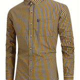 Aidan - Cozy Checkered Button-Up