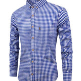 Aidan - Cozy Checkered Button-Up