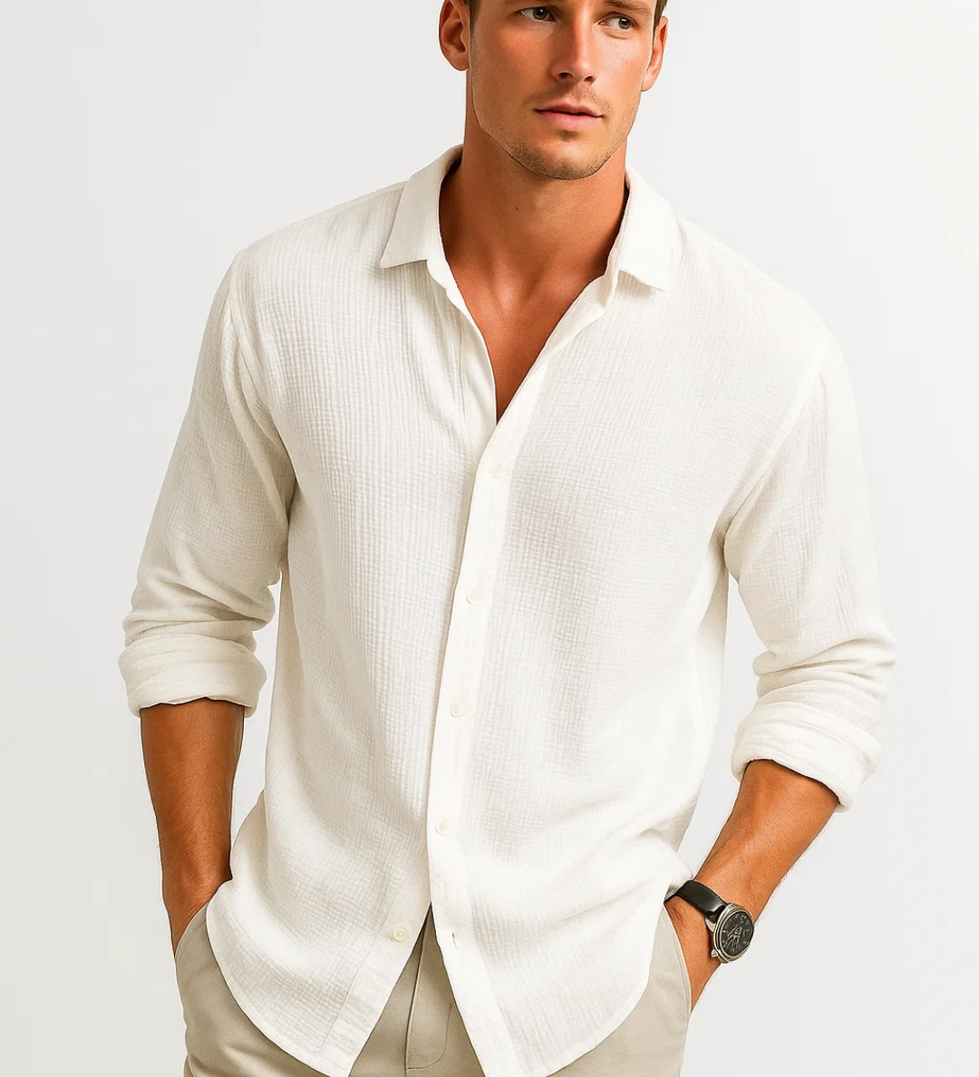 Pádraig - Stylish Collared Shirt
