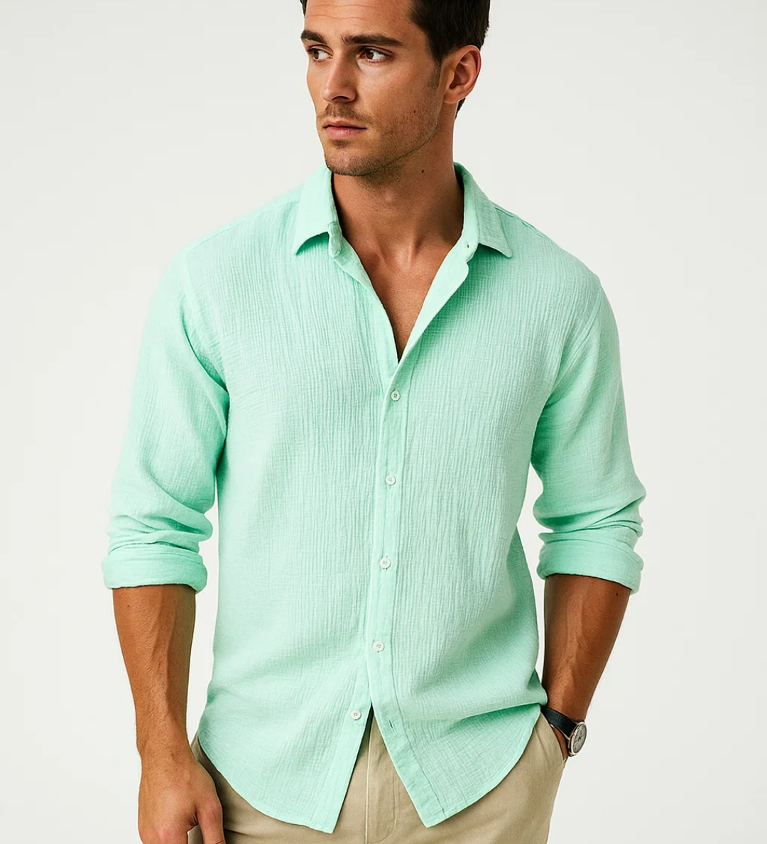 Pádraig - Stylish Collared Shirt